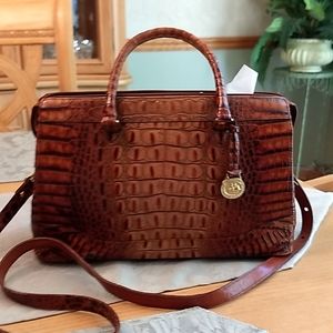Brahmin Brown Satchel